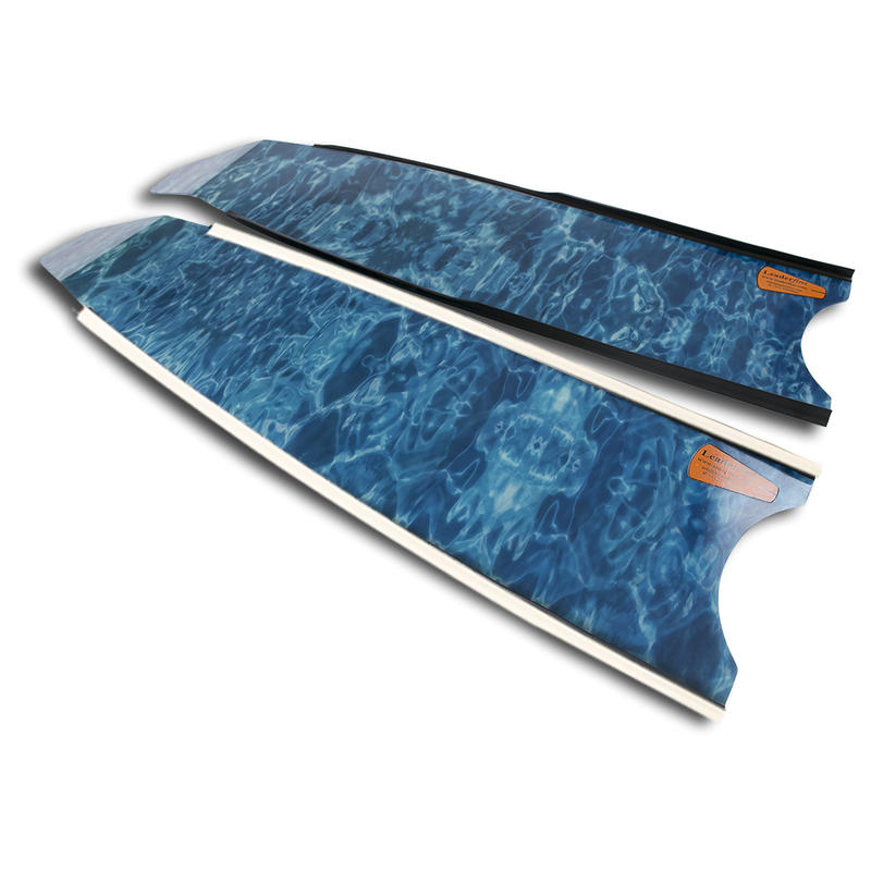 【Water Pro水上運動用品】{Leaderfins}- Blue Camo 藍迷彩 玻璃纖維 長蛙鞋 自由潛水