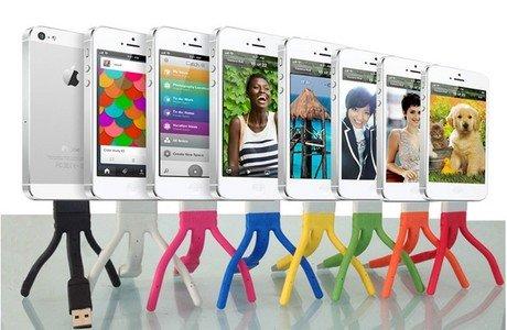 [TELEPH]Twig iPhone 5/5S 手機充電傳輸變形支架(共8種顏色)