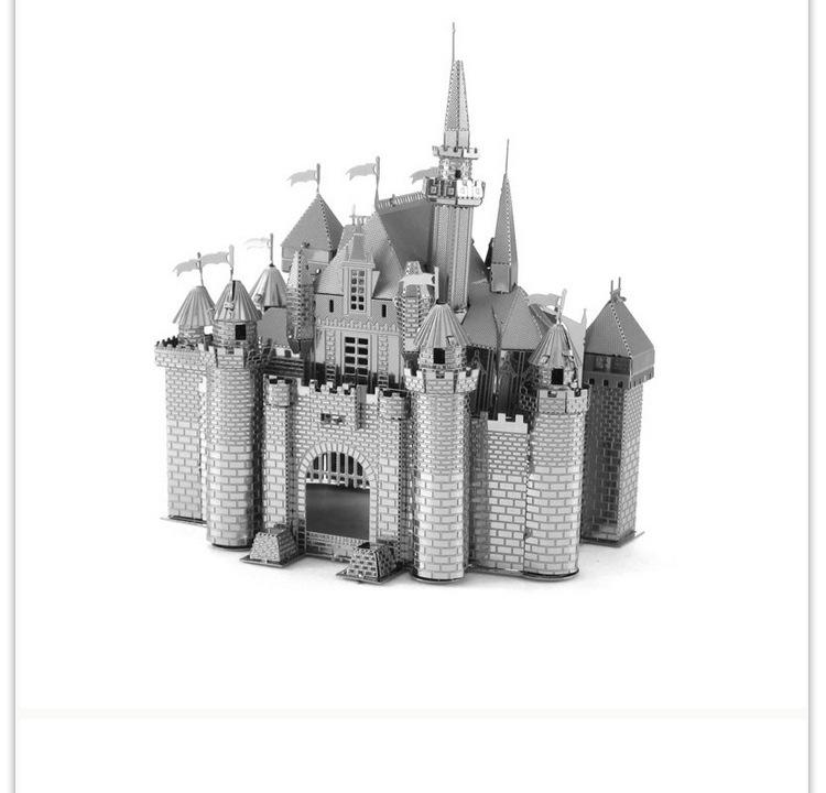 阿莎力 3D立體金屬拼圖 迪士尼 睡美人城堡 金屬拼圖 1-58