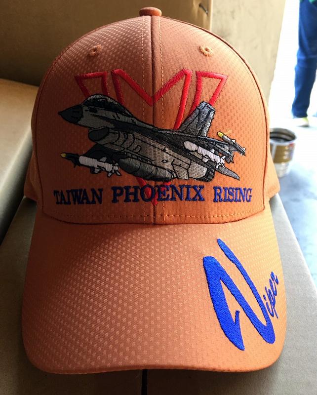 {我愛空軍}F-16V 便帽 帽 外銷美國 日本棒球帽指定廠商 透氣 陰陽格橘色纖維 橘色C3-125