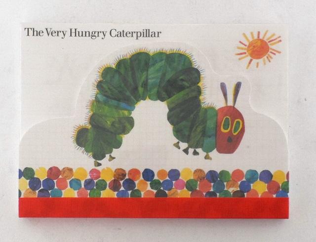 Eric Carle the very hungry caterpillar 好餓的毛毛蟲 日本製 便條本 922386