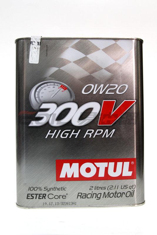 【易油網】【缺貨】MOTUL 300V HIGH RPM 0W20 汽柴車機油 100%合成雙酯基