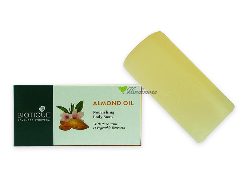 Biotique 百歐提克 草本阿育吠陀杏仁滋養手工皂 Bio Almond Oil Soap 150g 原價59 特價