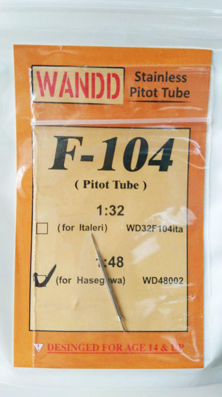 WANDD 1/48 WD48002 F104 空速管 (for HASEGAWA)