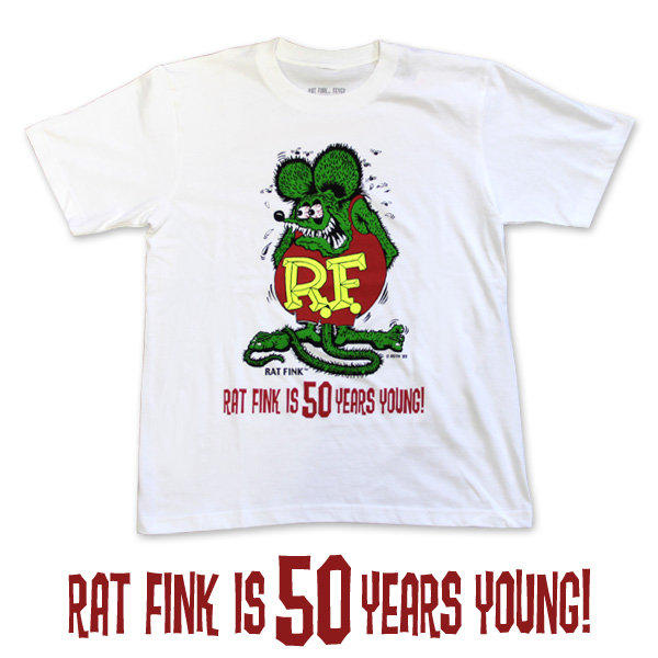 (I LOVE樂多)(免運)美原版50週年記念款 RAT FINK RF短袖T恤