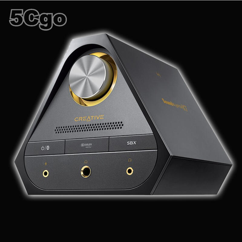 5Cgo【發燒友】Sound Blaster X7 HI-FI 筆記本外置聲卡 USB 耳放 DAC 解碼器黑/白含稅