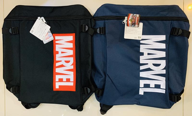 日本直購 漫威 MARVEL 刺繡款 箱型 防水背包
