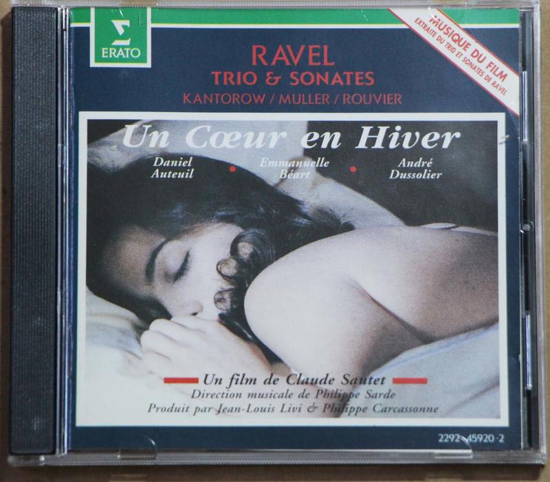 二手 CD: 拉威爾(Ravel)  Trio & Sonates 電影今生情未了主題曲