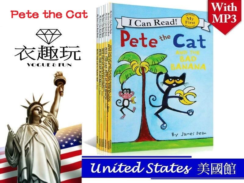Cat皮特貓27冊|　最新版現貨附全套mp3》I　Read系列英文繪本Pete　Can　the　露天市集|　全台最大的網路購物市集
