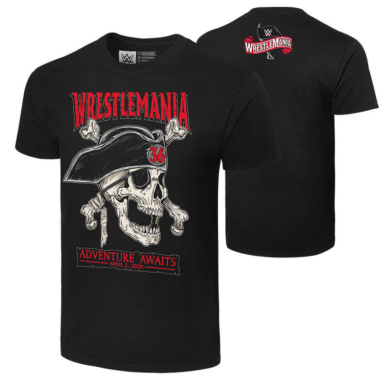 ☆阿Su倉庫☆WWE摔角 WrestleMania 36 Adventure Awaits T-Shirt 摔角狂熱最新