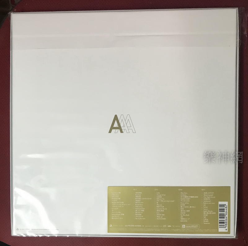 AAA 15th Anniversary All Time Best thanx lot【日版5 CD初回限定盤