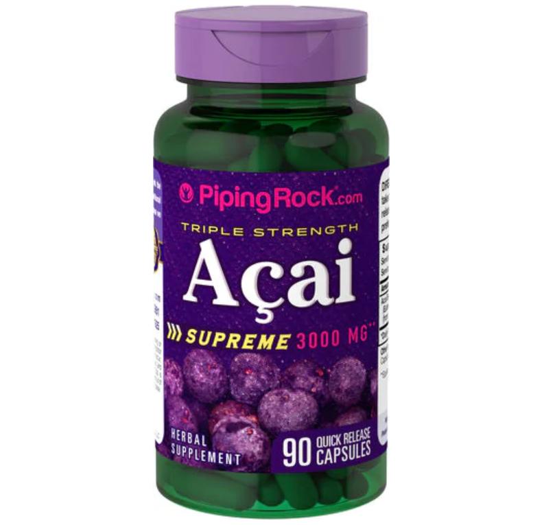 【Piping Rock】現貨 巴西莓萃取 Acai 20倍濃縮 單顆含3000mg 90顆裝