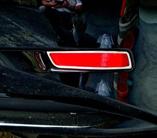 ~圓夢工廠~ Lexus GS250 GS350 GS450h 2012~2015 後保桿鍍鉻燈框 後反光片鍍鉻銀飾框