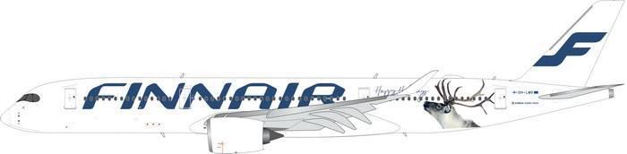 希望之翼 芬蘭航空 Finnair A350-900 OH-LWD 襟翼放下 Jc Wings 1/400