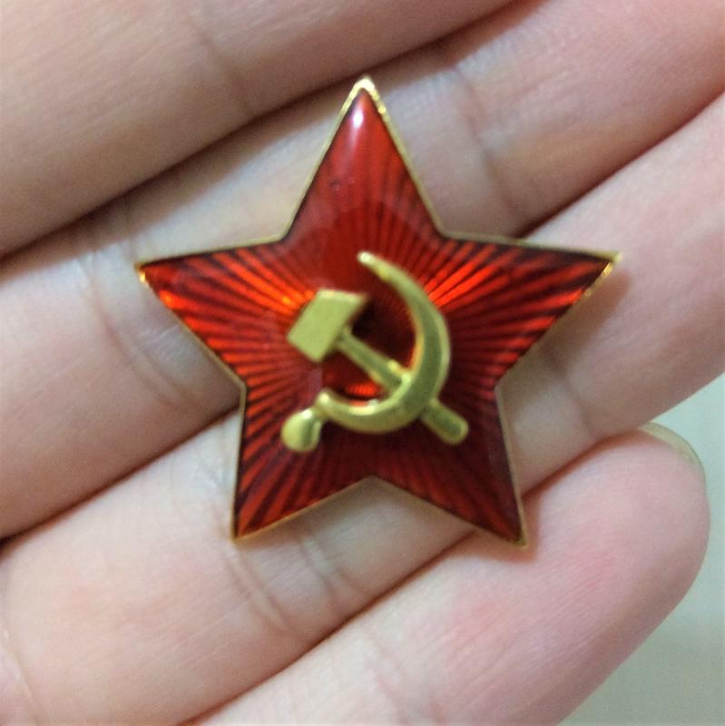 俄羅斯復刻 二戰 蘇聯紅星帽徽  複製 複刻 ww2. 重演