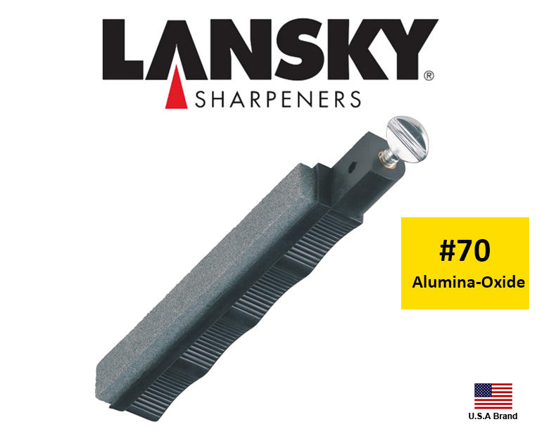 Lansky美國專業定角磨刀器磨刀系統配件 - 70番氧化鋁平面磨刀石【LS70】