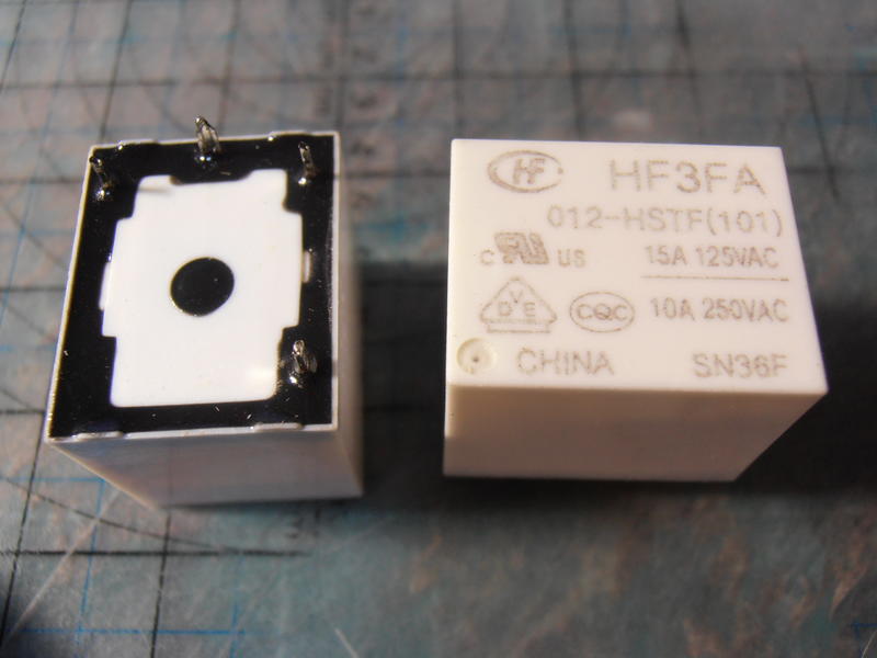 HF3FA/012 HSTF (已剪腳)  15A 繼電器 12V  SPDT  FORM A   HONGFA