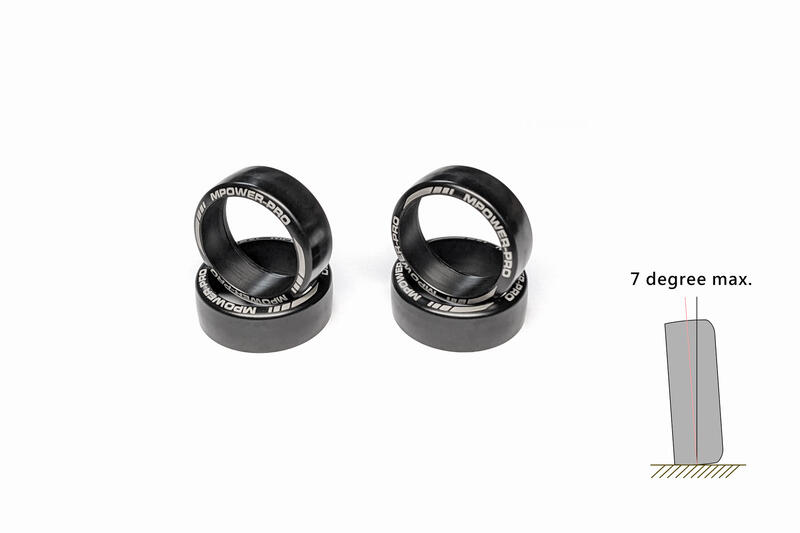 限量發售 MPOWER MINI-Z甩尾胎Drift Tire 寬8.5mm(支援0度~7度傾角) 胎壁雷雕字樣 4顆裝