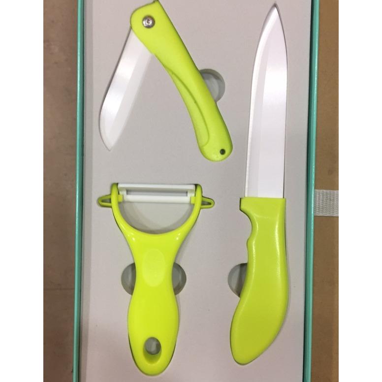 露營烤肉防身器具~愛佳寶陶瓷刀3件組SP-1805