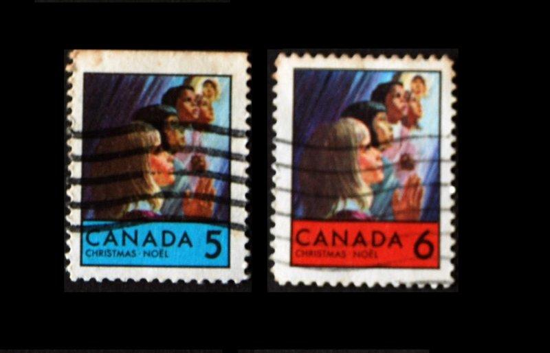 加拿大 1969 Christmas - Children Praying  孩子們祈禱 (套郵 )