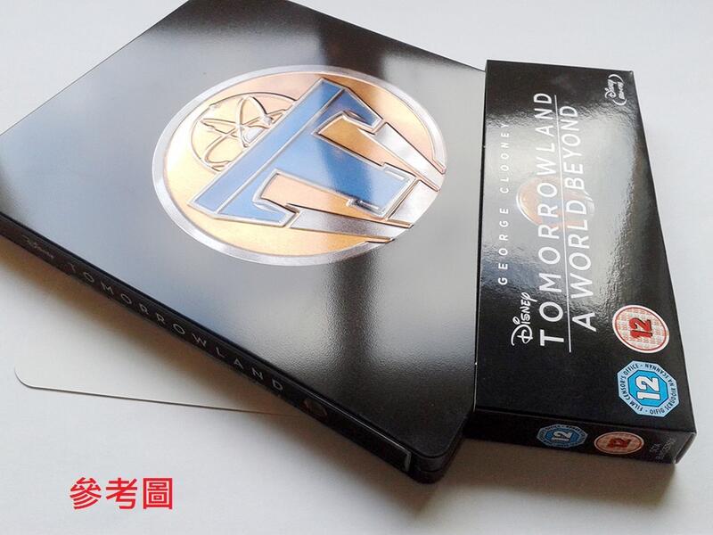 【萌影音】現貨 藍光BD『明日世界 Tomorrowland』限量凹凸鐵盒版 全區 英文字幕 全新 喬治克隆尼