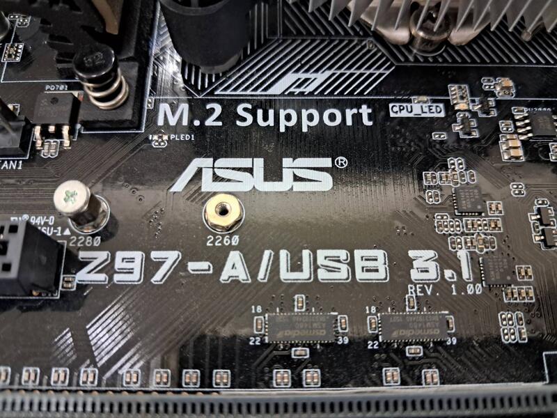 二手 華碩ASUS  Z97-A /USB 3.1主機板+I7-4790 CPU+DDR3 8G*4 -保固1個月