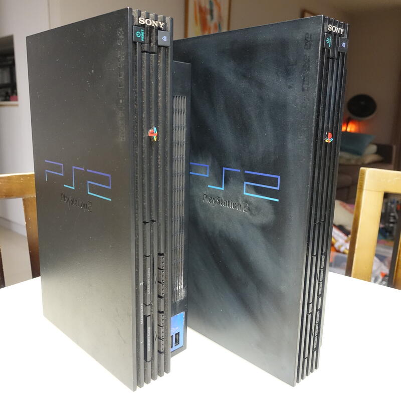 中古故障零件品 新力索尼Sony Play Station2 PS2兩台一標