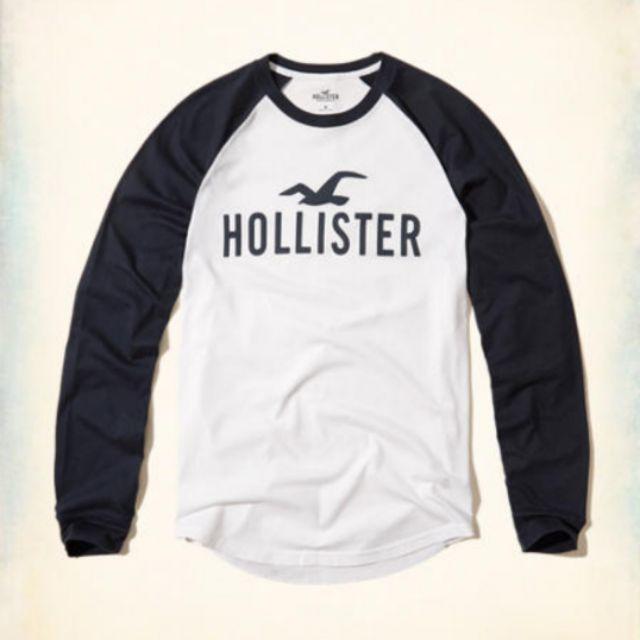 小麥代購全新M號 Hollister hco海鷗 白色長T恤 店到店