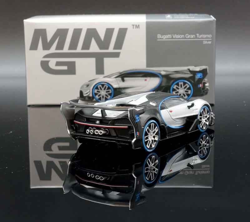 MASH】現貨特價Mini GT 1/64 Bugatti Vision Gran Turismo 銀#369