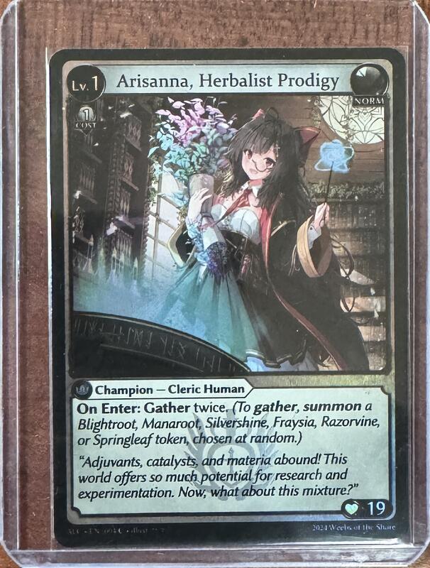 Arisanna Herbalist Prodigy Grand Archive
