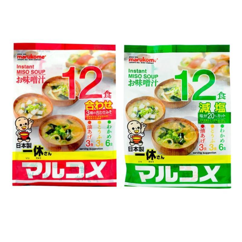 【小食代】日本 丸米 Marukome 一休 即食味噌湯 (原味/減鹽)