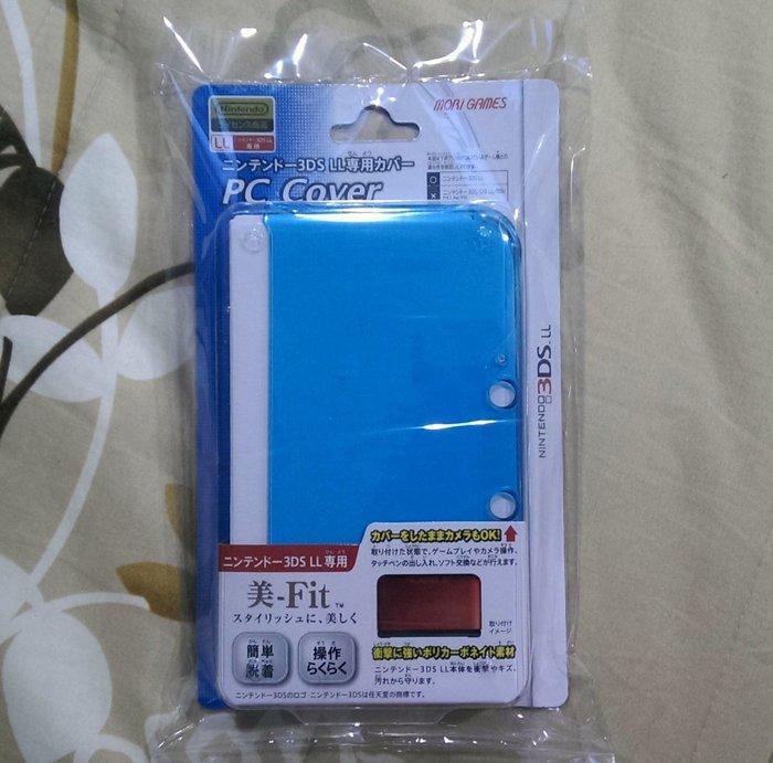 MORI GAMES PC COVER 3DS LL保護殼(全新未拆)清澈湛藍/透明 水晶硬殼