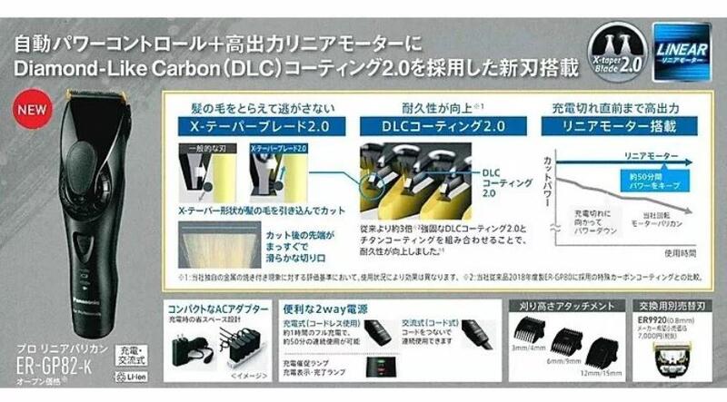 ☆日本代購☆ Panasonic 國際牌ER-GP82 電剪電動理髮器2020新款預購