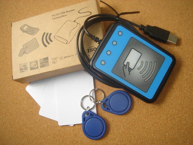 NFC Reader 感應讀卡機 RFID Reader讀卡機 Mifare/悠遊卡/iPass/一卡通/NFC 手機