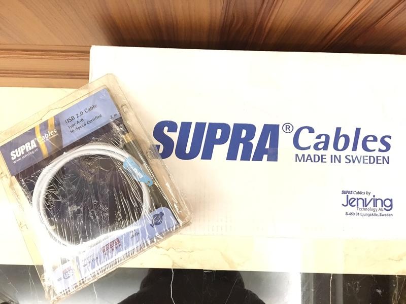 [現貨]全新正版真品全新瑞典製 Supra USB線 A to B 長度2米 2M