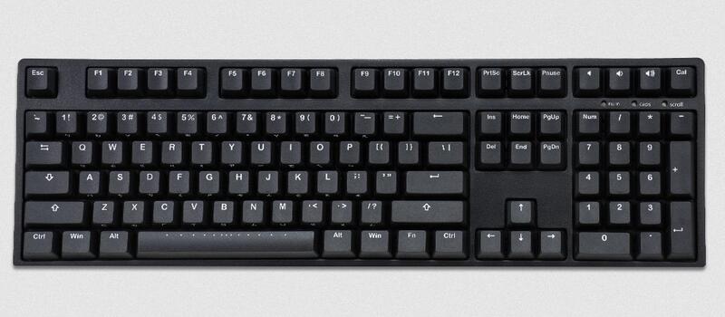 IKBC CD108 機械鍵盤 PBT 二色鍵帽 (注音/側印) 黑色 CHERRY MX
