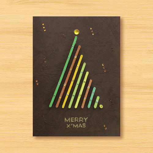 手工捲紙卡片：給您特別的聖誕祝福 MERRY X'MAS_E（聖誕卡、聖誕節）