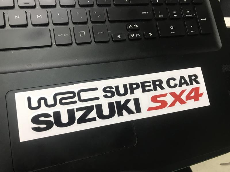 萊特 汽車貼紙 SUZUKI SX4專用 WRC 3M反光貼紙