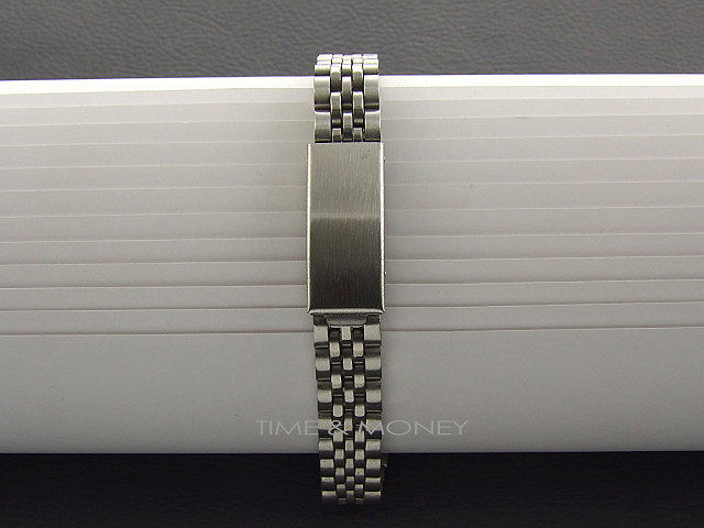 ◎湯姆瑪莉◎鐘錶維修工具/蠔式不鏽鋼五珠彎頭錶帶/13mm