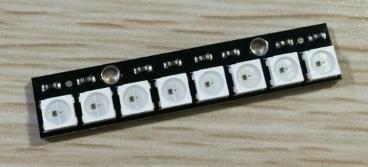 ►556◄NeoPixel Stick 8位WS2812 5050 RGB LED 內置全彩驅動彩燈開發板