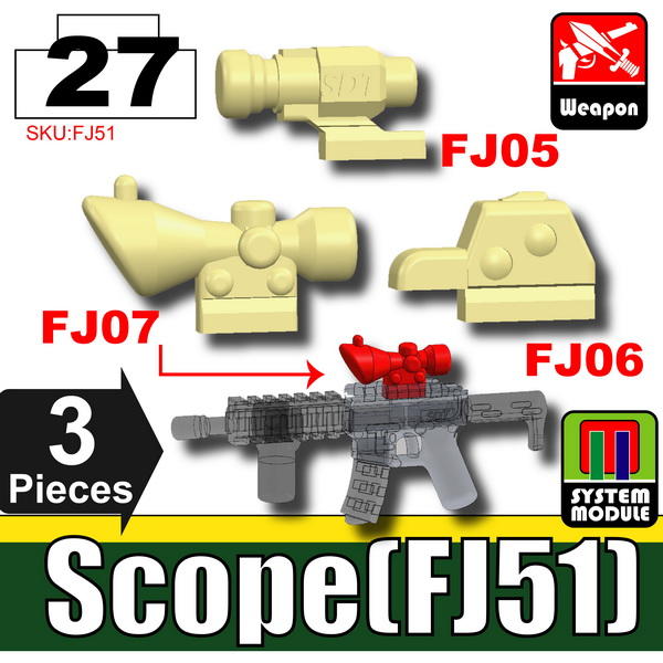 FJ51 Scope 狙擊鏡組  可搭 TO22 /TO23