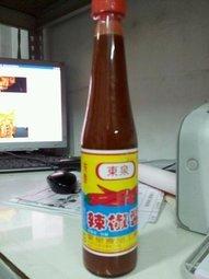 【民豐】東泉辣椒醬420G。 因寄送瓶子容易破裂，只接受來店自取或黑貓宅急便！來電自取價43元