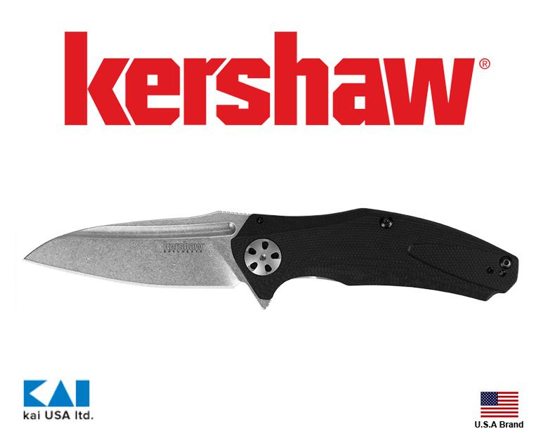 美國Kershaw折刀Natrix輕量化專利Sub-Frame鎖定8Cr13MoV石洗G-10柄附背夾【KS7007】