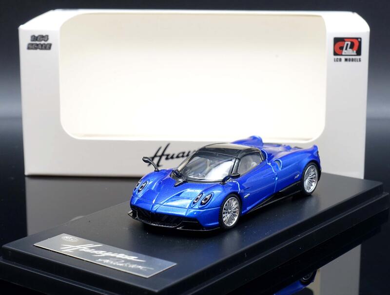 【M.A.S.H】現貨特價 LCD 1/64  Pagani Huayra Roadster blue