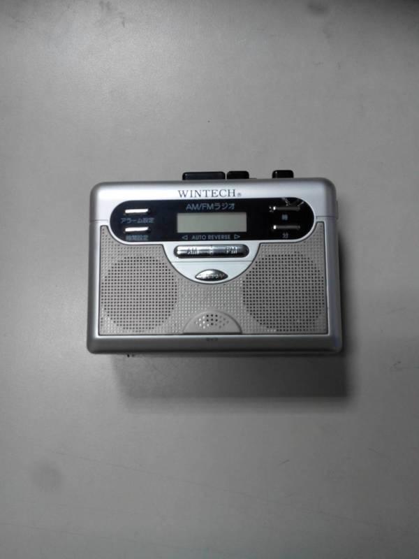 { 日本 3C暢銷品牌 } WINTECH牌 FM/AM 卡夾式自動回帶立體聲錄音機隨身聽