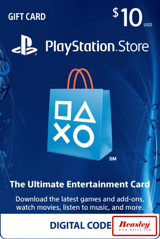 【Beasley遊戲家】極速發貨！ 美國 PSN 10美金 20美金 50美金 點數卡 預付卡 PS3 PS4 線上發貨