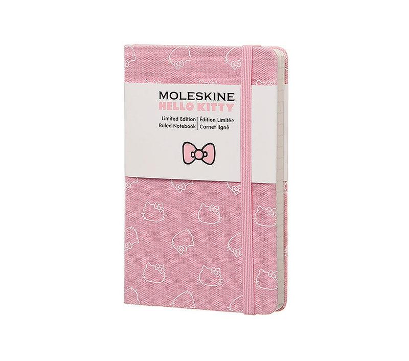 【UZ文具】義大利 MOLESKINE Hello Kitty 2016限定款硬殼筆記本-口袋橫線款(02852999)