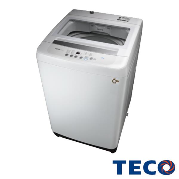 TECO東元 12公斤定頻直立式洗衣機 W1238FW 六段洗衣行程選擇 十段水位調整 玻璃透明上蓋