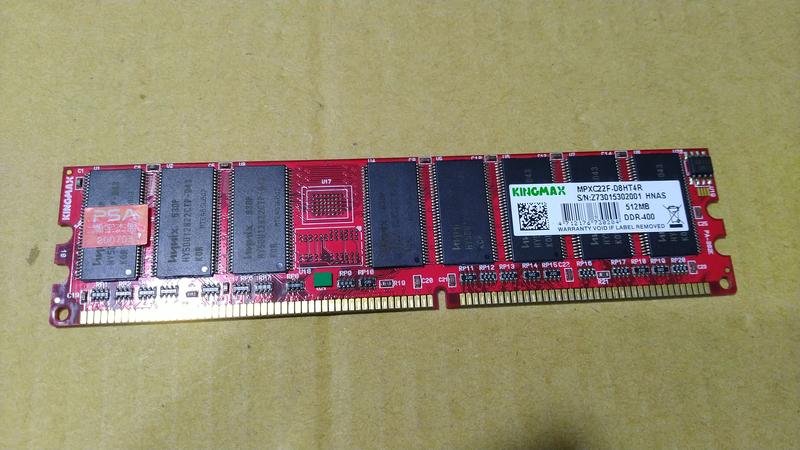 512MB DDR 400 RAM