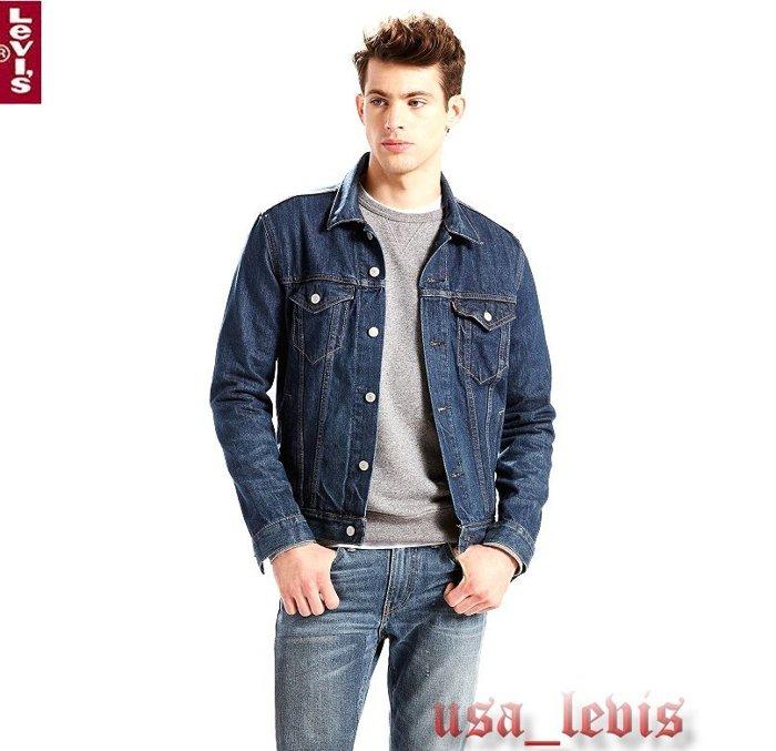 L-XXL新款】美國LEVI S TRUCKER JACKET Piccolo深藍水洗TYPE 丹寧